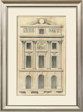 Architectural Facade Ii by Jean Deneufforge Pricing Limited Edition Print image