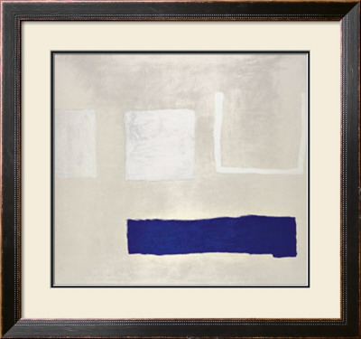 White And Blue, C.1960 by William Scott Pricing Limited Edition Print image