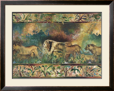 Lion Parade by Pat Woodworth Pricing Limited Edition Print image