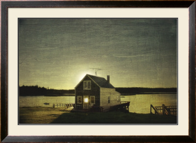 Cottage Silhouette by Doug Landreth Pricing Limited Edition Print image