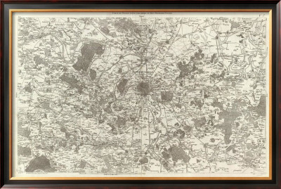 Paris, France, C.1762 by Cesar-Francois Cassini Pricing Limited Edition Print image