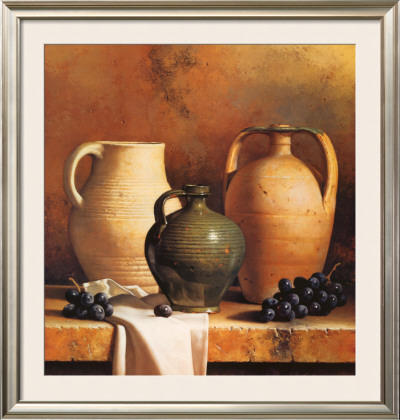 Earthenware With Grapes by Loran Speck Pricing Limited Edition Print image