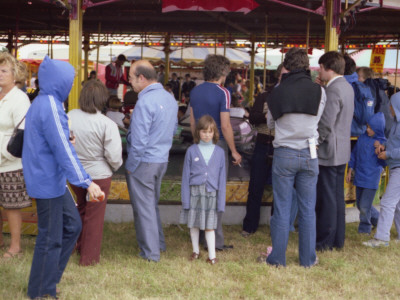 People Milling Around At An Outdoor Show In Kenley, Surrey by Vanessa Wagstaff Pricing Limited Edition Print image