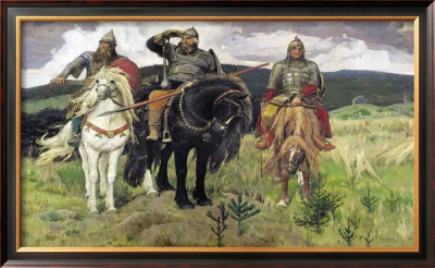 Bogatiri by Victor Mikhailovich Vasnetsov Pricing Limited Edition Print image