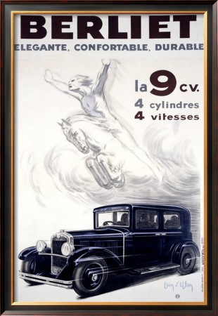 Auto Berliet, La 9Cv by Jean D' Ylen Pricing Limited Edition Print image
