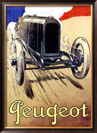 Peugeot, 1919 by Rene Vincent Pricing Limited Edition Print image