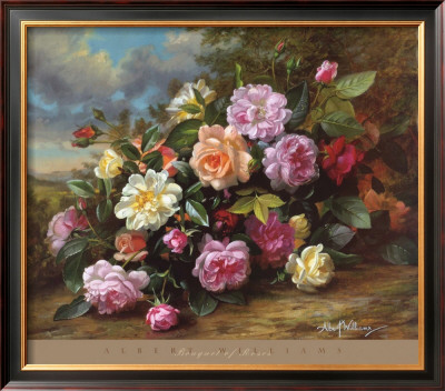 Bouquet Of Roses by Albert Williams Pricing Limited Edition Print image