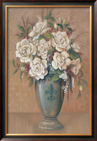 Courtly Roses I by Jillian Jeffrey Pricing Limited Edition Print image