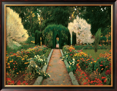 Jardin De Aranjuez by Santiago Rusinol Pricing Limited Edition Print image