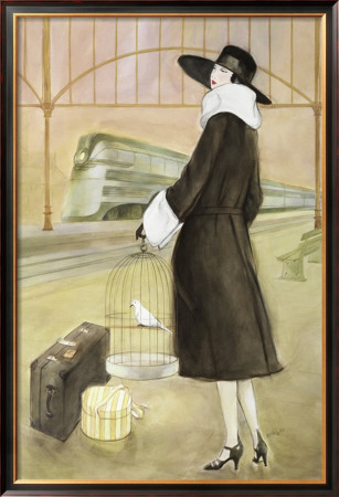 Lady At Train Station by Graham Reynold Pricing Limited Edition Print image