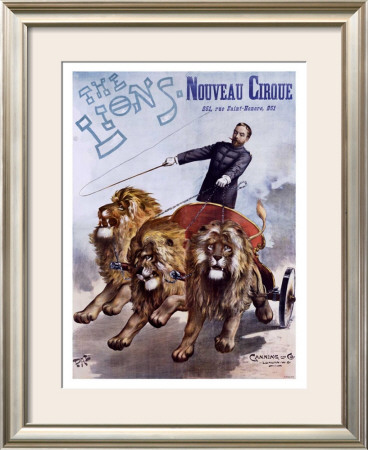 The Lions Nouveau Cirque by Pal (Jean De Paleologue) Pricing Limited Edition Print image