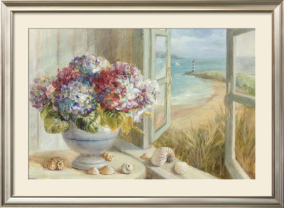 Coastal Hydrangea by Danhui Nai Pricing Limited Edition Print image