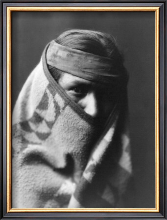 Wrapped In Blanket by Edward S. Curtis Pricing Limited Edition Print image