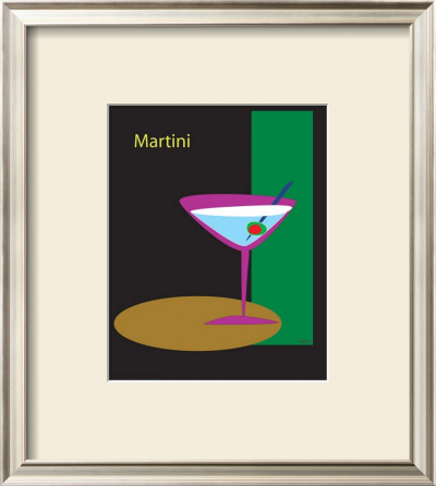 Martini In Black by Atom Pricing Limited Edition Print image