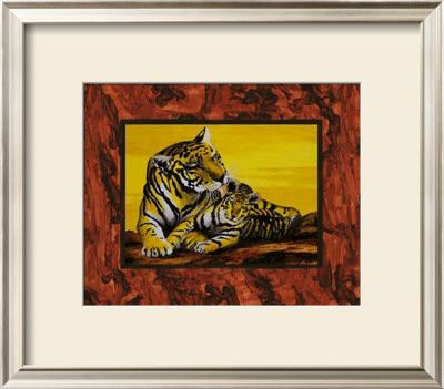 Tigress Caress by David Blair Pricing Limited Edition Print image
