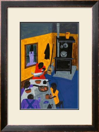 This Is A Family Living In Harlem, 1943 by Jacob Lawrence Pricing Limited Edition Print image