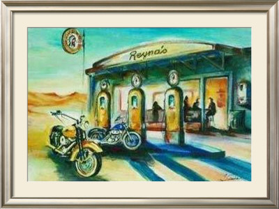 Reyna's Desert Cafe by Alfred Gockel Pricing Limited Edition Print image