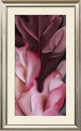 Oak Leaves, Pink & Gray, 1929 by Georgia O'keeffe Pricing Limited Edition Print image