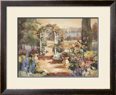 Rose Trellis by Maxine Johnston Pricing Limited Edition Print image