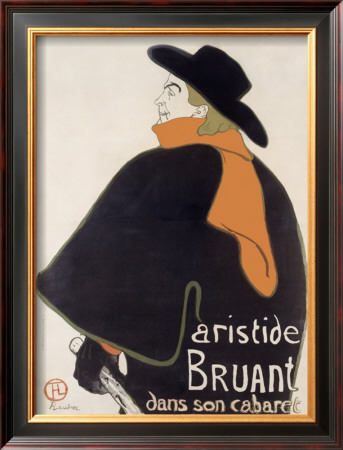 Artistide Bruant Dans by Henri De Toulouse-Lautrec Pricing Limited Edition Print image