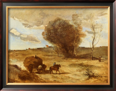 The Waggon In The Dunes by Jean-Baptiste-Camille Corot Pricing Limited Edition Print image