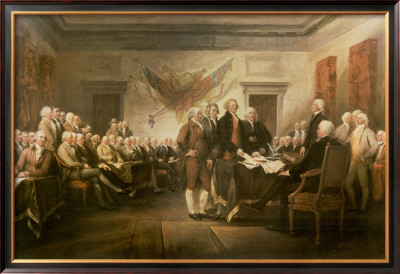 The Declaration Of Independence by John Trumbull Pricing Limited Edition Print image