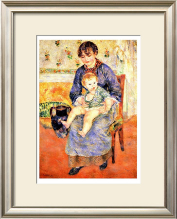 Mother And Child by Pierre-Auguste Renoir Pricing Limited Edition Print image