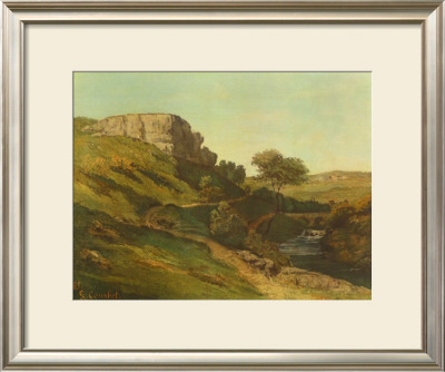 Landscape At Ornans by Gustave Courbet Pricing Limited Edition Print image