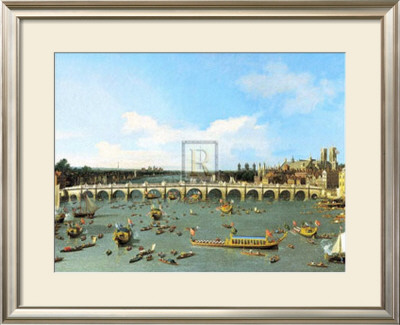 Westminster Bridge, London, by Canaletto Pricing Limited Edition Print image