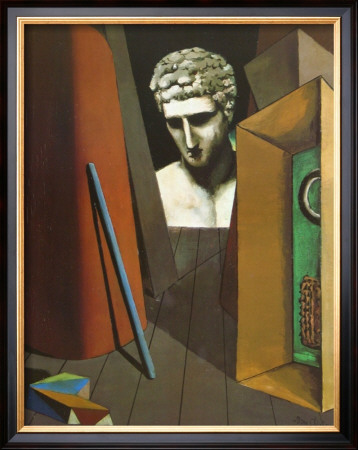 Melancholie Hermetique, 1919 by Giorgio De Chirico Pricing Limited Edition Print image