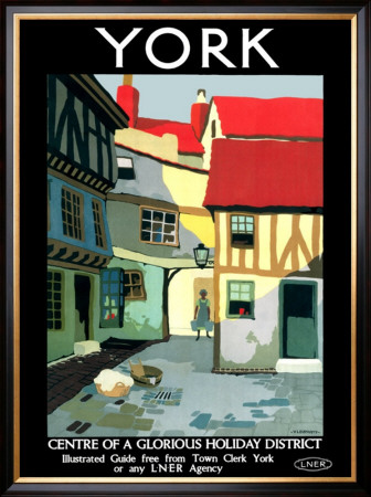 York, Lner Poster, 1924 by Verney L Danvers Pricing Limited Edition Print image