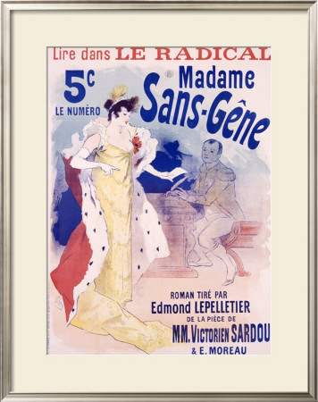 Madame Sans Gene by Jules Cheret Pricing Limited Edition Print image