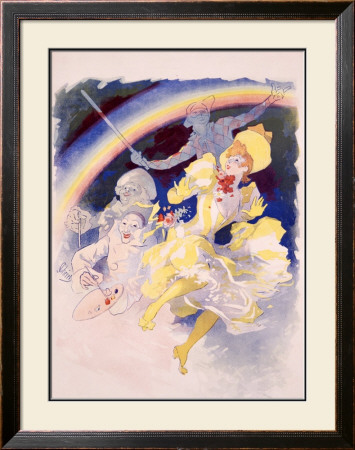 Folies Bergere, Arc En Ciel by Jules Chéret Pricing Limited Edition Print image