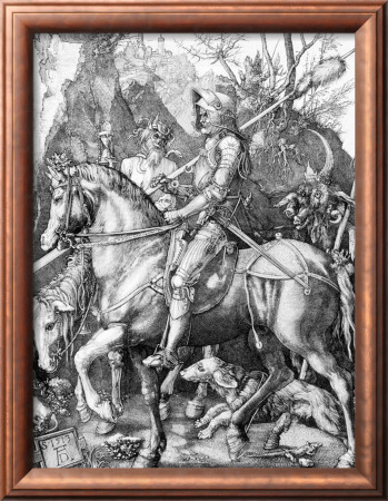 The Knight, Death And The Devil , C.1514 by Albrecht Dürer Pricing Limited Edition Print image