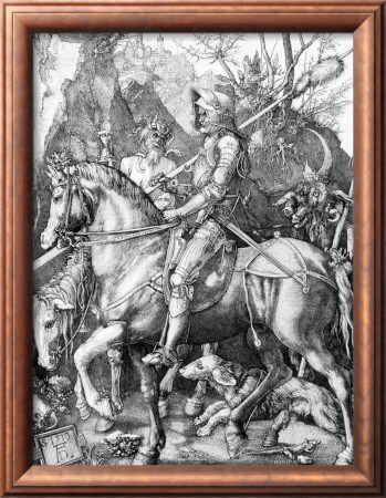 The Knight, Death And The Devil , C.1514 by Albrecht Durer Pricing Limited Edition Print image