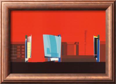 Block Of Offices At The Kurfurstendamm 70 In Berlin, C.1986 by Hadid Zaha Pricing Limited Edition Print image