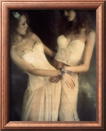 Erotic Portrait, Sisters In Corsets by Laura Rickus Pricing Limited Edition Print image