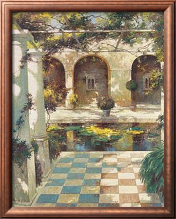 Courtyard Villa I by Vitali Bondarenko Pricing Limited Edition Print image