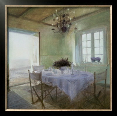 Dining Table In Early Summer Light by Piet Bekaert Pricing Limited Edition Print image