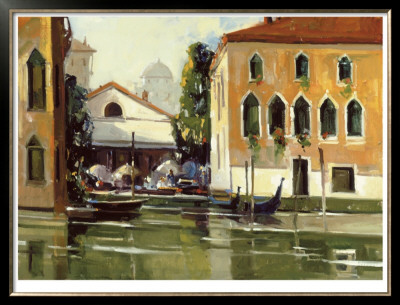 Venice Cafe by Ted Goerschner Pricing Limited Edition Print image
