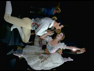 La Fille Mal Gardee Danced By Alexander Grant, David Blair And Nadia Nerina Of The Royal Ballet by Gjon Mili Pricing Limited Edition Print image