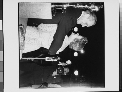 Preparing To Photograph Shirley Booth Getting Hug From Fredric March At 25Th Annual Academy Awards by Gordon Parks Pricing Limited Edition Print image