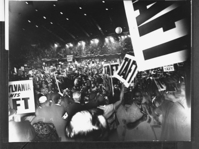 Delegates Demonstrating On Floor For Robert Taft At Republican National Convention by Gjon Mili Pricing Limited Edition Print image