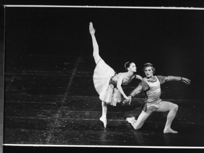 Dancers Peter Martins And Suzanne Farrell In The Nyc Ballet Production Of Chaconne by Gjon Mili Pricing Limited Edition Print image