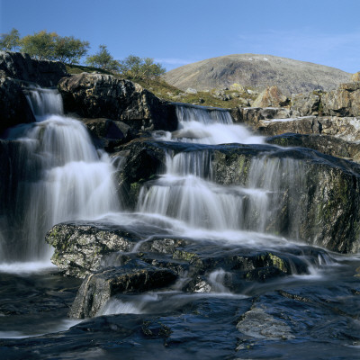 A Waterfall by Jorgen Larsson Pricing Limited Edition Print image