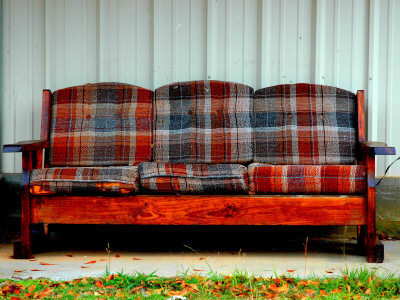 Beaten Up Couch by Dave Gorman Pricing Limited Edition Print image