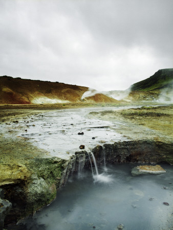 Geothermal Area Krisuvik, Iceland by Atli Mar Pricing Limited Edition Print image