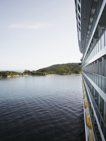 A Cruise Ship By An Island by Gunnar Svanberg Skulasson Pricing Limited Edition Print image