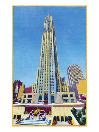 Rca Building, Rockefeller Center, New York - Early 20Th Century by G. Dobler Pricing Limited Edition Print image
