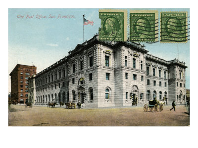 San Francisco, The Post Office by Hugh Thomson Pricing Limited Edition Print image